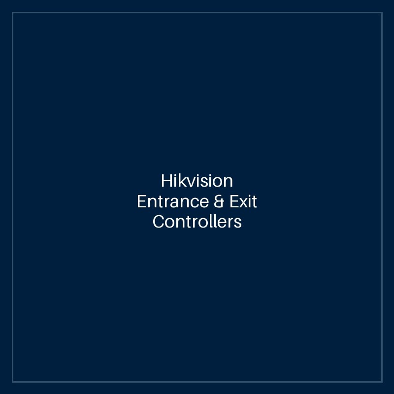 Hikvision Entrance & Exit Controllers