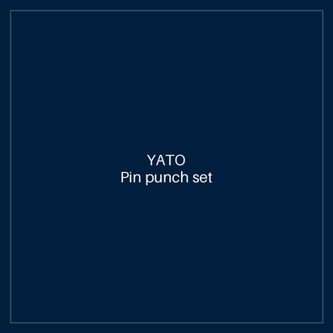 Pin punch set