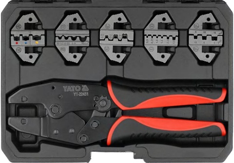 Ratchet crimping pliers