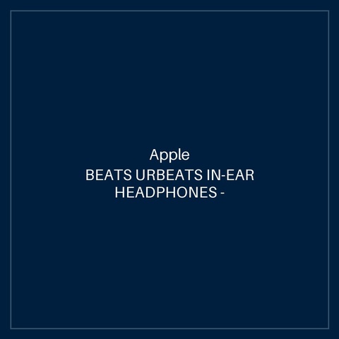 BEATS URBEATS IN-EAR HEADPHONES - NEW GOLD