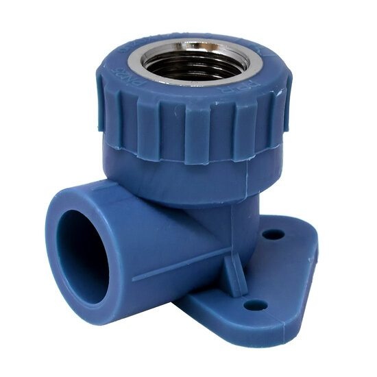 Wall-Mounted F-F Elbow PPR Blue