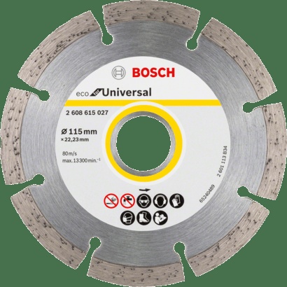 Bosch Diamond Discs: Eco for Universal Diamond Cutting Disc 230 x 22,23mm - New