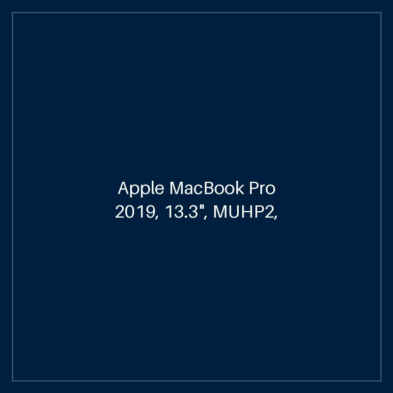 Apple MacBook Pro 2019, 13.3", MUHP2, 8GB/256GB