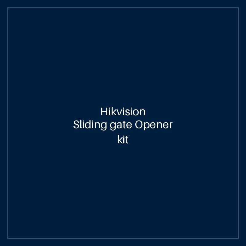 Hikvision Sliding gate Opener kit
