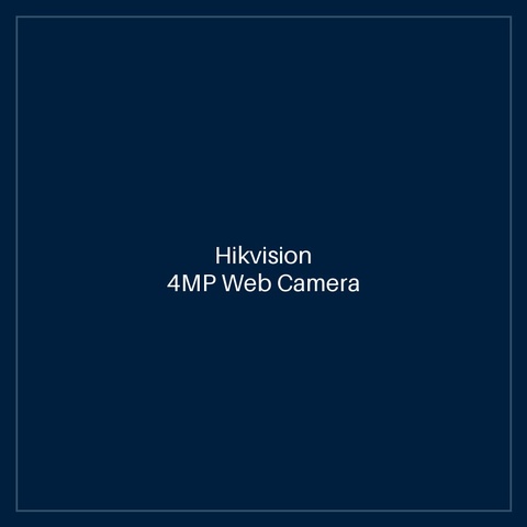 Hikvision- 4MP Web Camera