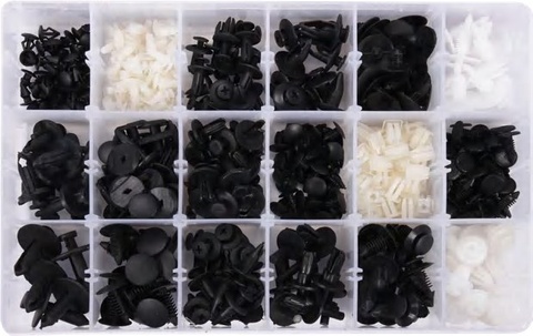 Trim clips assortment