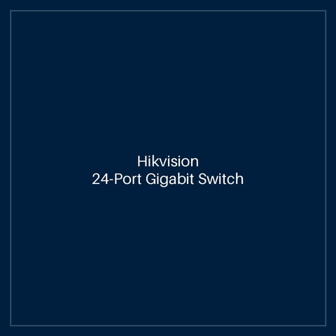 Hikvision - 24-Port Gigabit Switch