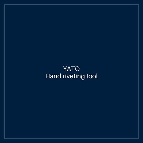 Hand riveting tool