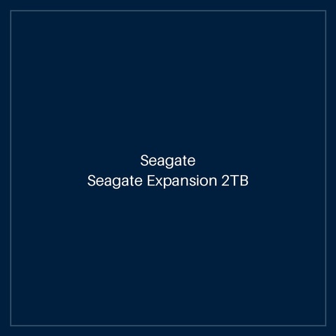 Seagate Expansion 2TB Portable Drive