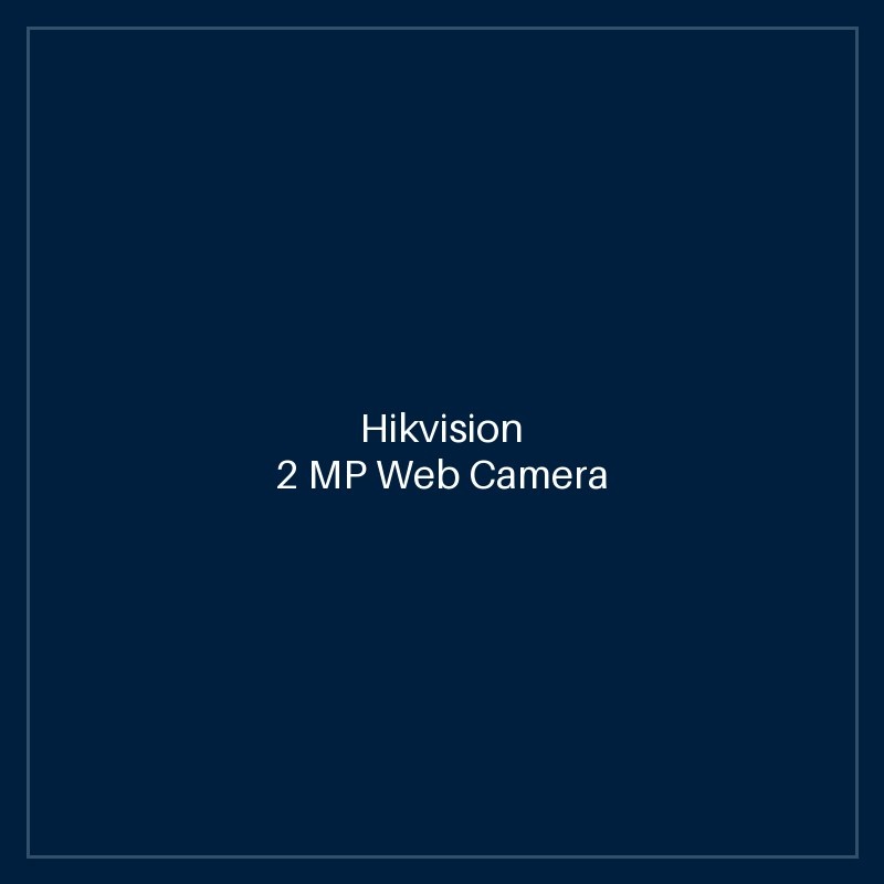 Hikvision- 2 MP Web Camera