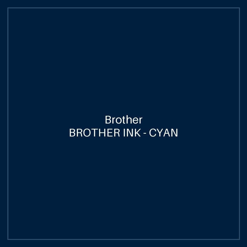 Brother BROTHER INK - CYAN