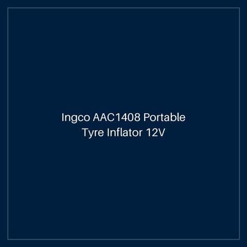 Ingco AAC1408 Portable Tyre Inflator 12V
