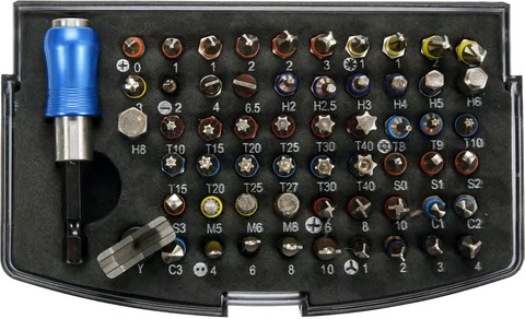 Screwdriver bit set