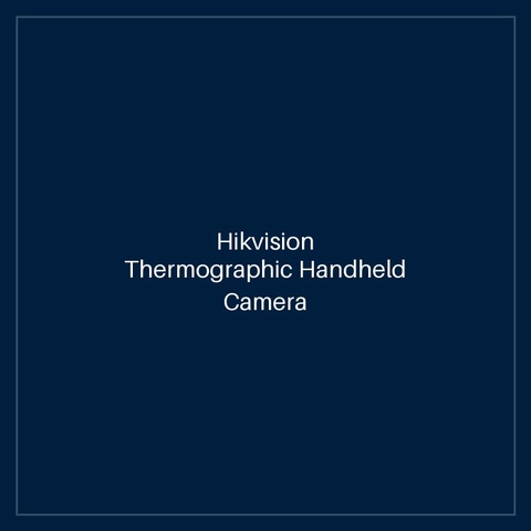 Hikvision Thermographic Handheld Camera