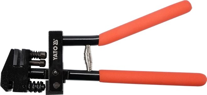 Combination edge setter/hole punch pliers