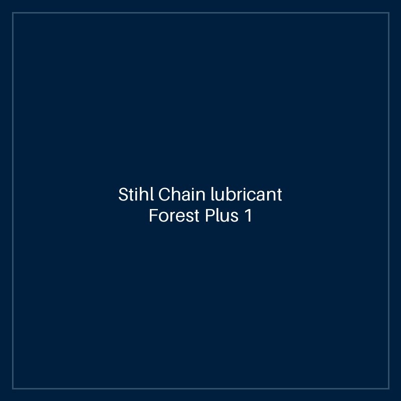 Stihl Chain lubricant Forest Plus 1 l