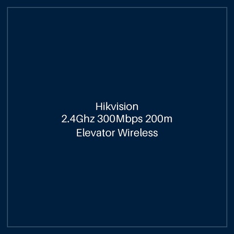 Hikvision 2.4Ghz 300Mbps 200m Elevator Wireless Bridge