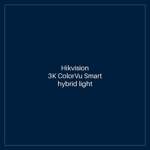 Hikvision - 3K ColorVu Smart hybrid light Indoor Fixed Turret Camera