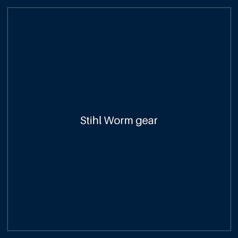 Stihl Worm gear