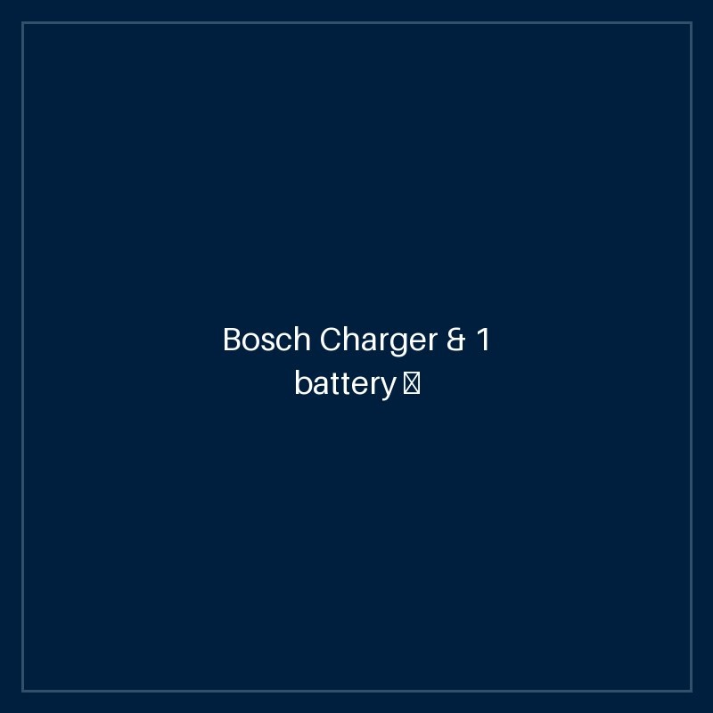 Bosch Charger & 1 battery — Starter Kit 18V 4.0 Ah (1x GBA 18V 4.0Ah + 1x GAL 18V-40)