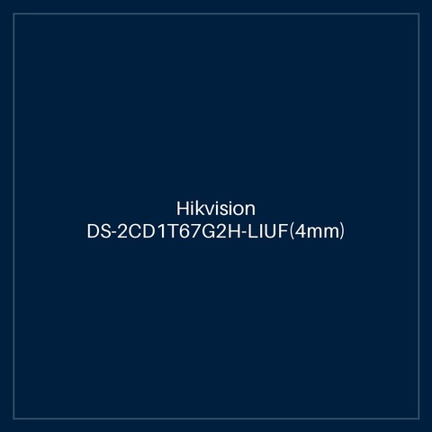 Hikvision DS-2CD1T67G2H-LIUF(4mm)