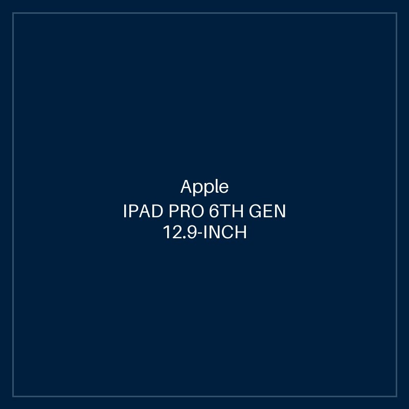 IPAD PRO 6TH GEN 12.9-INCH WI-FI 256GB - SILVER