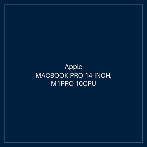 MACBOOK PRO 14-INCH, M1PRO 10CPU 16GPU 16GB SSD 1TB - SPACE GREY