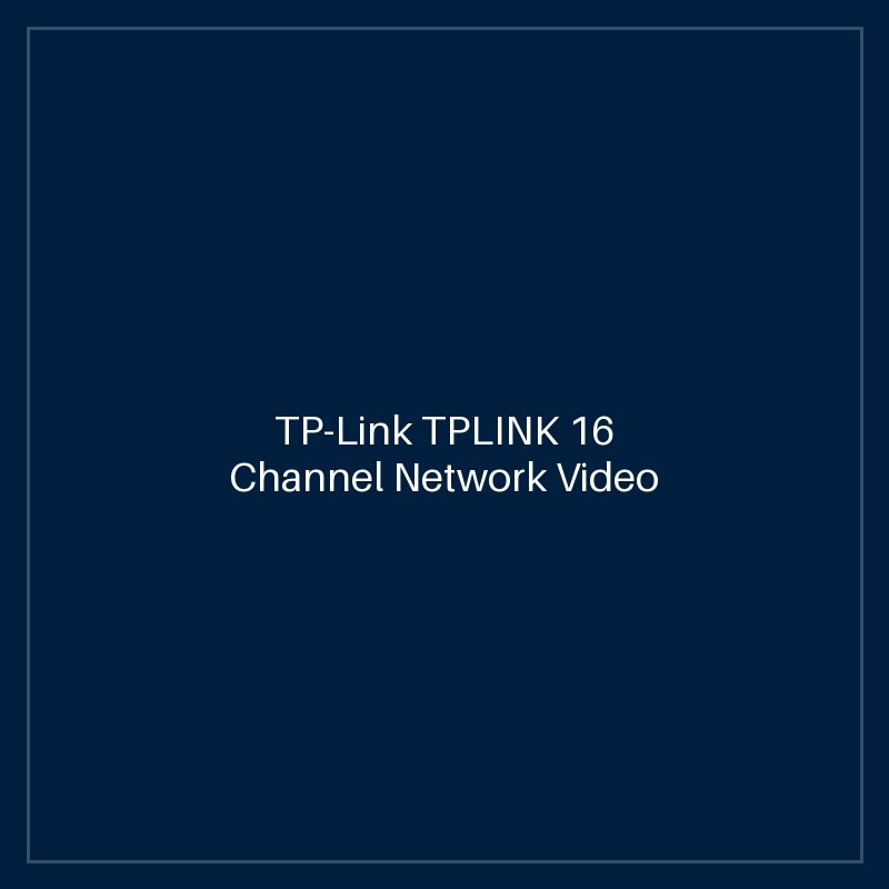 TP-Link TPLINK 16 Channel Network Video Recorder