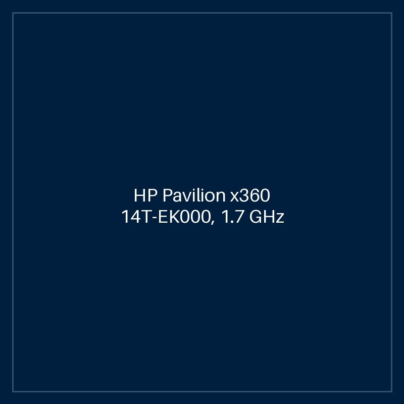 HP Pavilion x360 14T-EK000, 1.7 GHz Core i7-1255U, 10-core CPU, 4.7 GHz Turbo, 16GB DDR4-3200, 1TB NVMe SSD, 14" IPS 1920 x 1080 Touchscreen, HP Pen, B & O Audio, Windows 11 Home