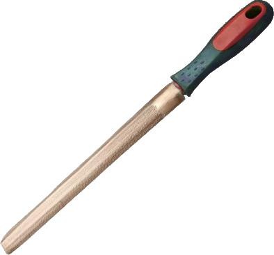 Non-sparking half round file