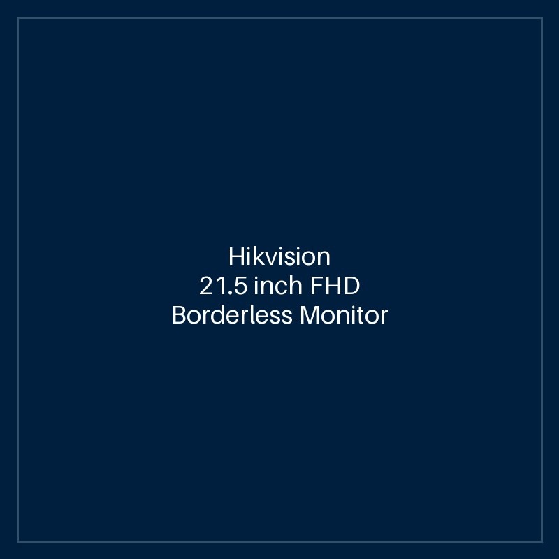 Hikvision - 21.5 inch FHD Borderless Monitor