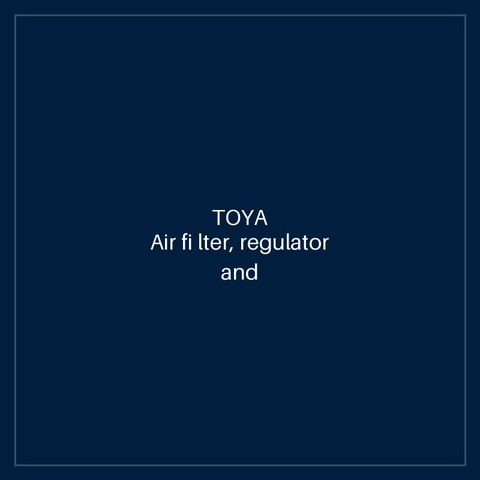 Air fi lter, regulator and lubricator