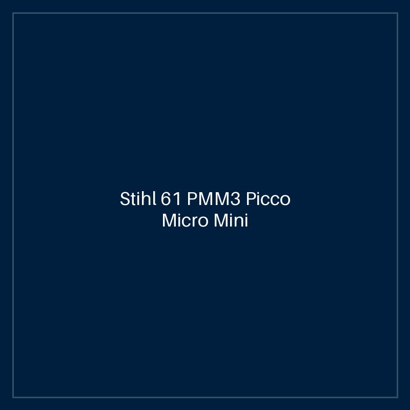 Stihl 61 PMM3 Picco Micro Mini Chain reel