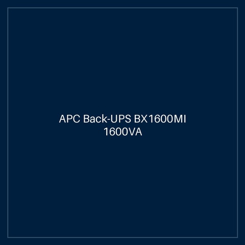 APC Back-UPS BX1600MI 1600VA