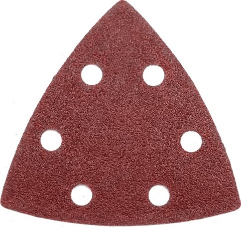 Triangular sanding pad for oscillating multitool