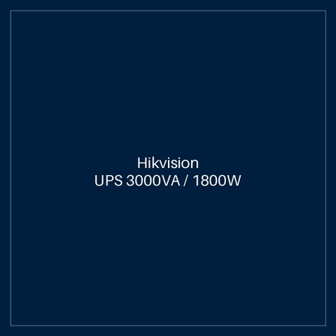 Hikvision - UPS 3000VA / 1800W