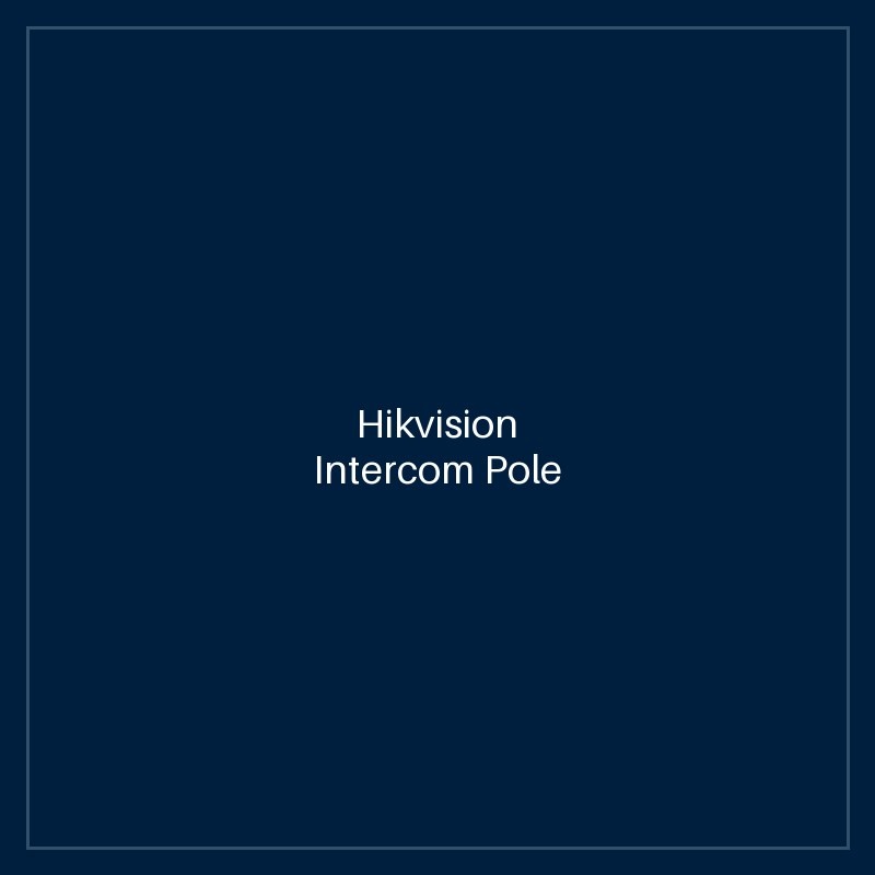 Hikvision Intercom Pole