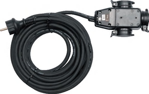 Rubber protection extension cord 20 m