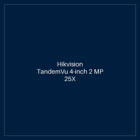 Hikvision - TandemVu 4-inch 2 MP 25X Colorful & IR Network Speed Dome