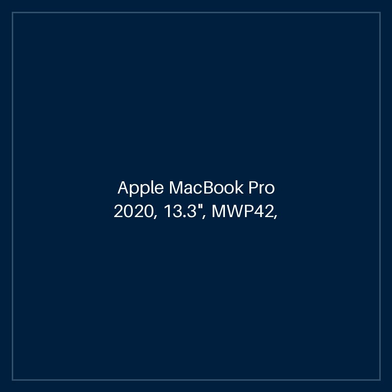 Apple MacBook Pro 2020, 13.3", MWP42, 16GB/512GB