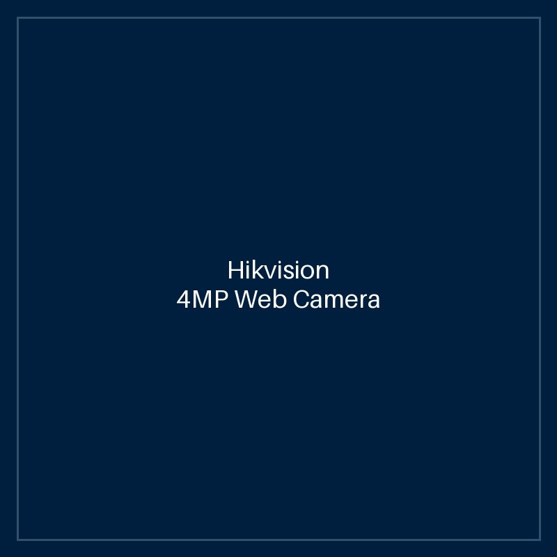 Hikvision- 4MP Web Camera
