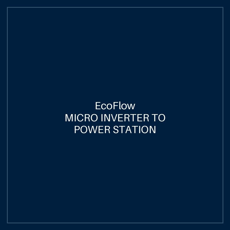 MICRO INVERTER TO POWER STATION CONNECTION CABLE - XT150 (0.4M) DELTA EB CABLE