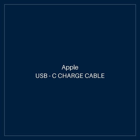 APPLE USB - C CHARGE CABLE (1M)