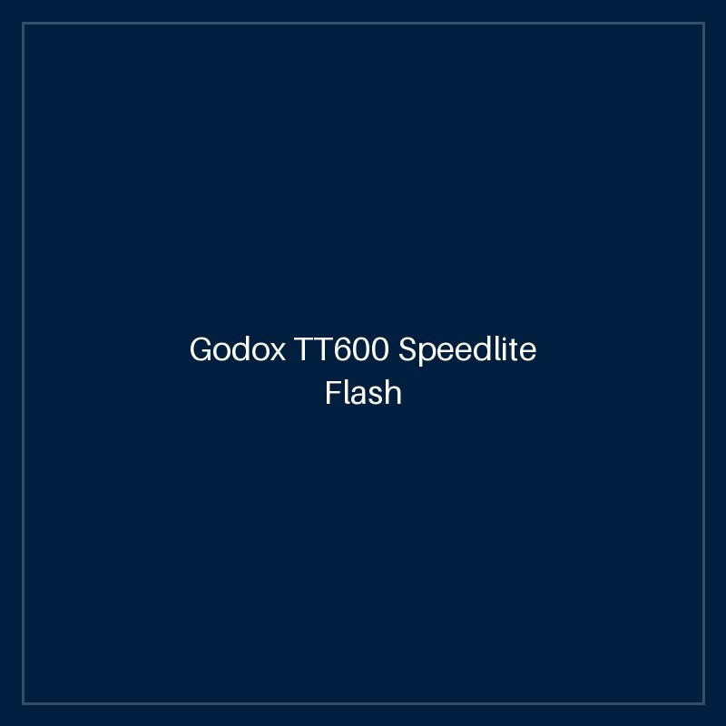 Godox TT600 Speedlite Flash