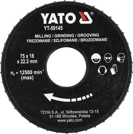 Milling rasp disc