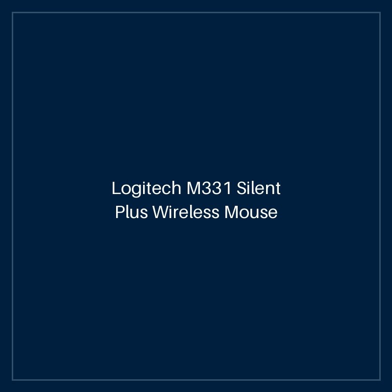 Logitech M331 Silent Plus Wireless Mouse
