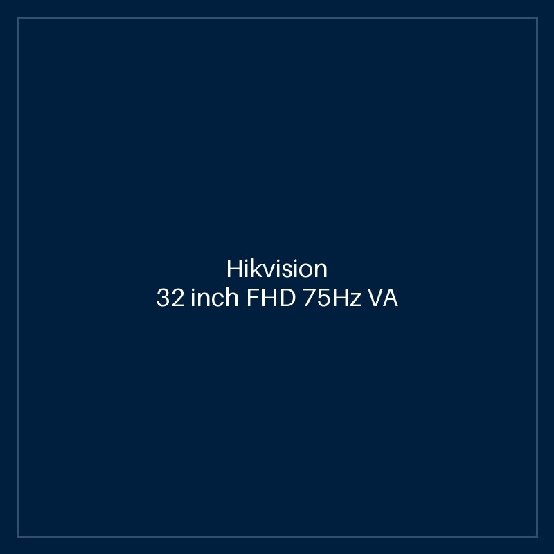 Hikvision - 32 inch FHD 75Hz VA Monitor with Speaker
