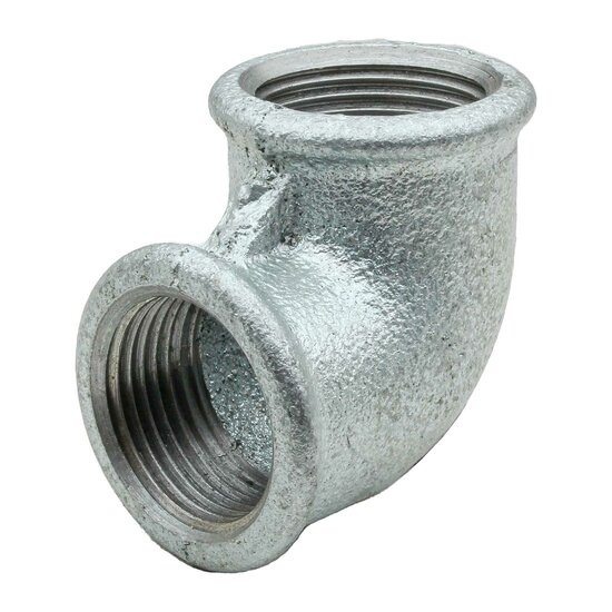 F-F 90° Elbow Galvanized Iron