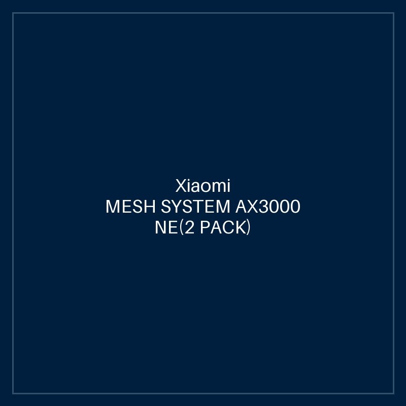 XIAOMI MESH SYSTEM AX3000 NE(2 PACK) UK