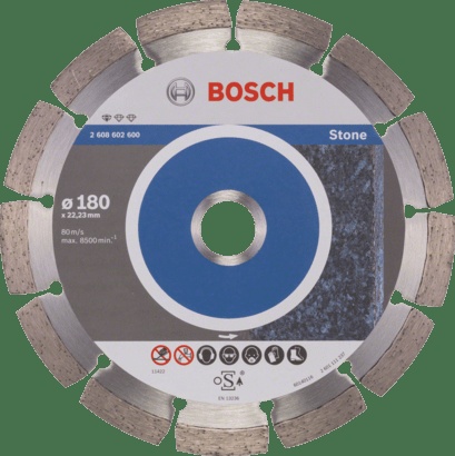 Bosch Diamond Discs: Professional for Stone 230 mm x 22,23 mm x 2,3 mm
